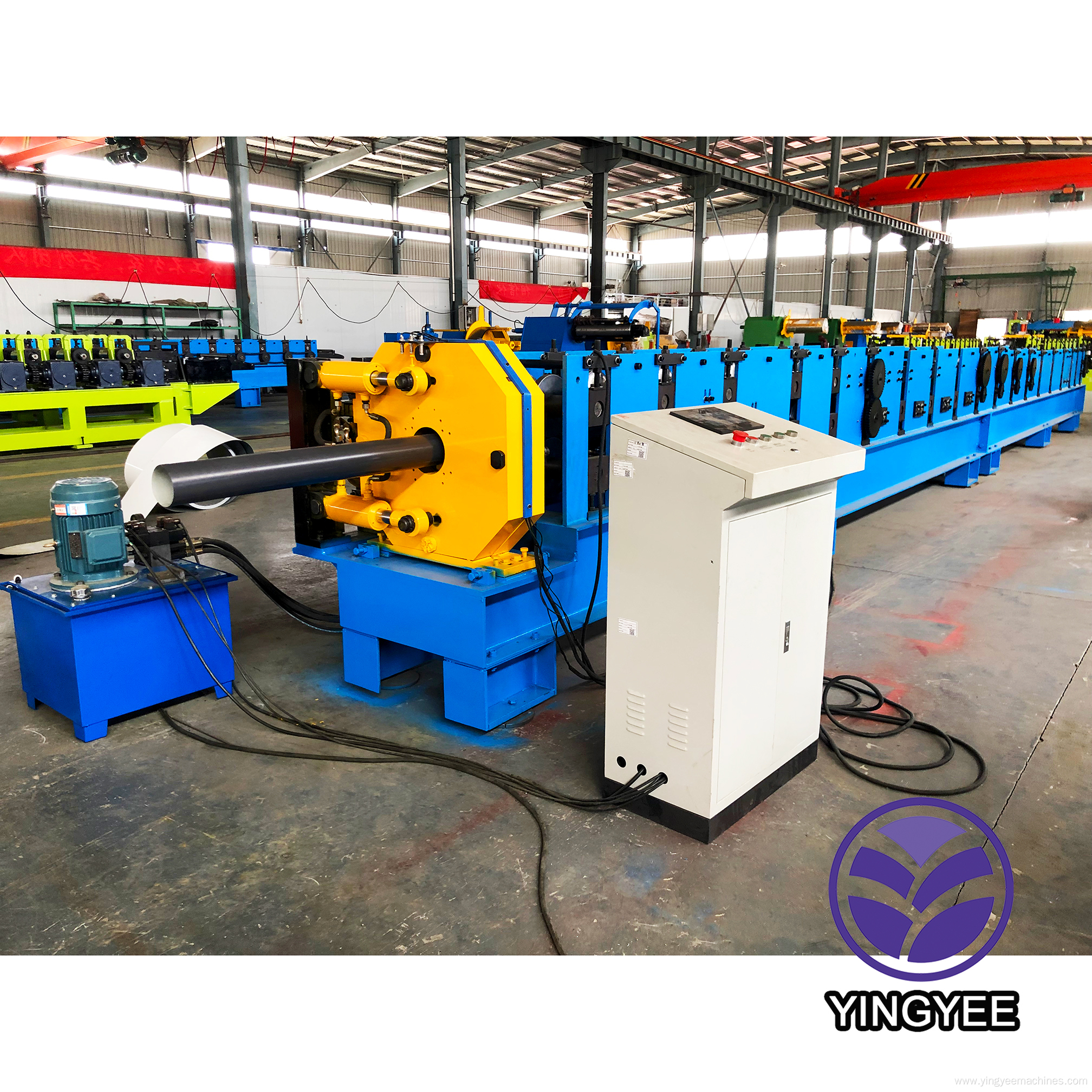 Color Steel Sheet Square Downspout Roll Forming Machine