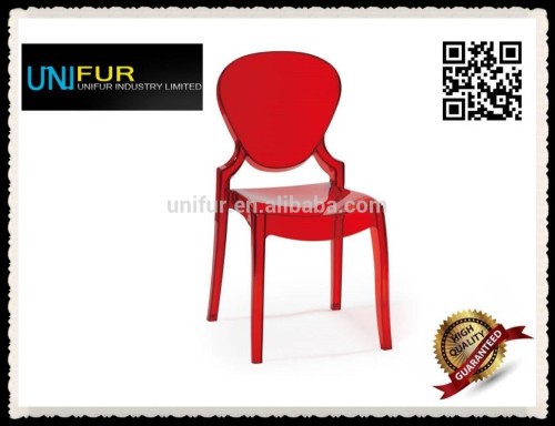 Plastic stackable Igloo dining chair