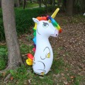 Sprinkler de agua inflable de los niños Unicornio Bolsas de perforación