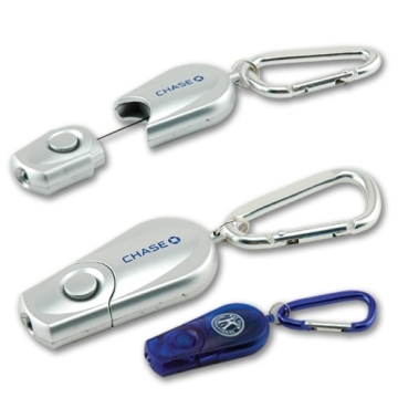 Retractable Carabiner Flashlight