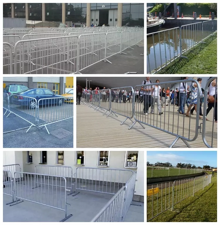 Crowd Control Barrier Top Quality Fixed Foot Pedestrian 6,5 fot