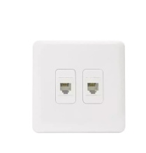 2Gang RJ11 TEL Outlets factory price wall socket
