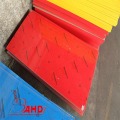 Hoja de HDPE de color rojo y amarillo