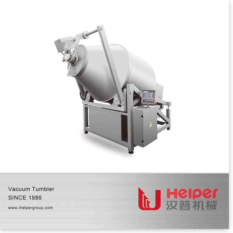 What are the functions and characteristics of the vacuum tumbler?
