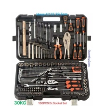 Heavy Duty 150pcs Hand Tool Kit with Socket Wrench Spanner Set for Auto Repair