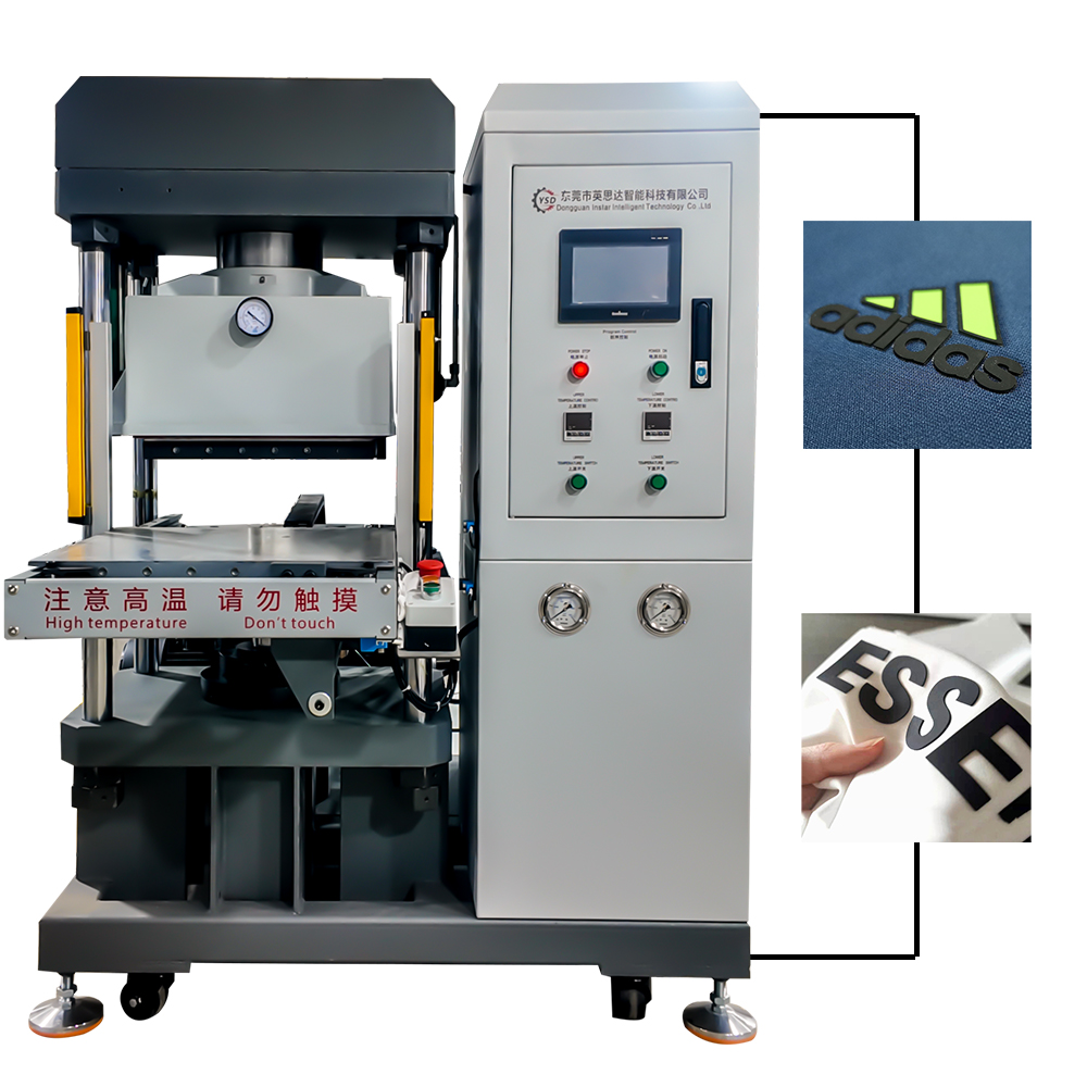 máquina de etiqueta de borracha rubber label machine