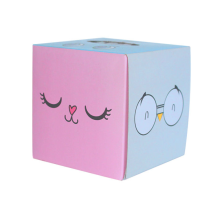 100% Virgin Pulp OEM Cube Boxed Facial Tissue