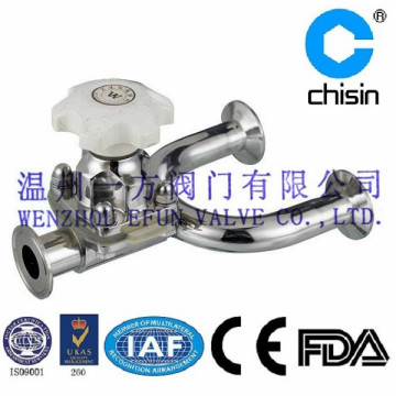 Sanitary clamped U type diaphragm valve