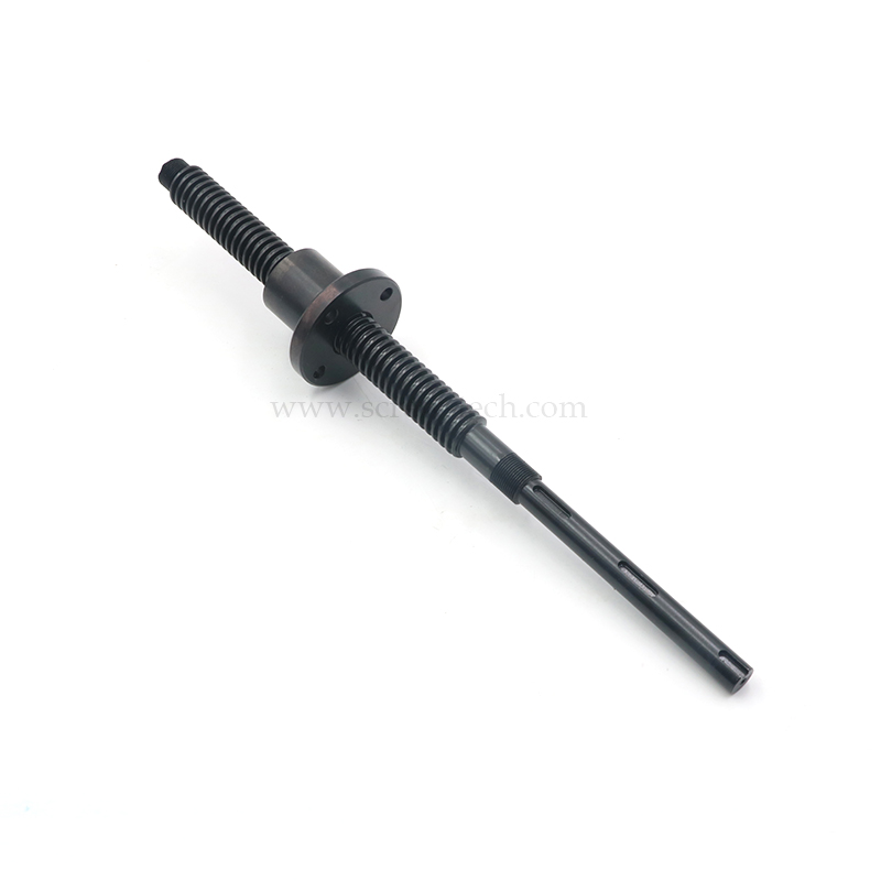 Tr24x4 lead screw with black chrome