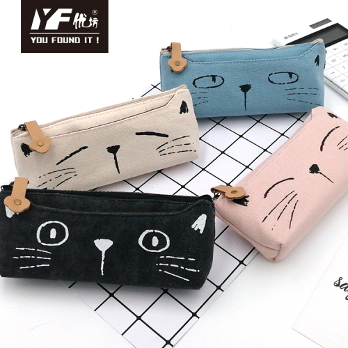 High quality canvas pencil case for kids