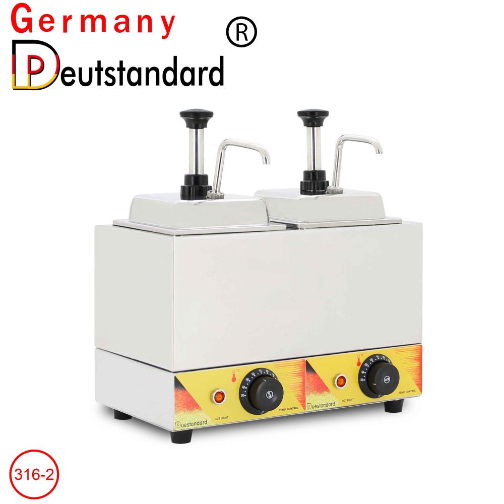 Electric Double head sauce warmer machine