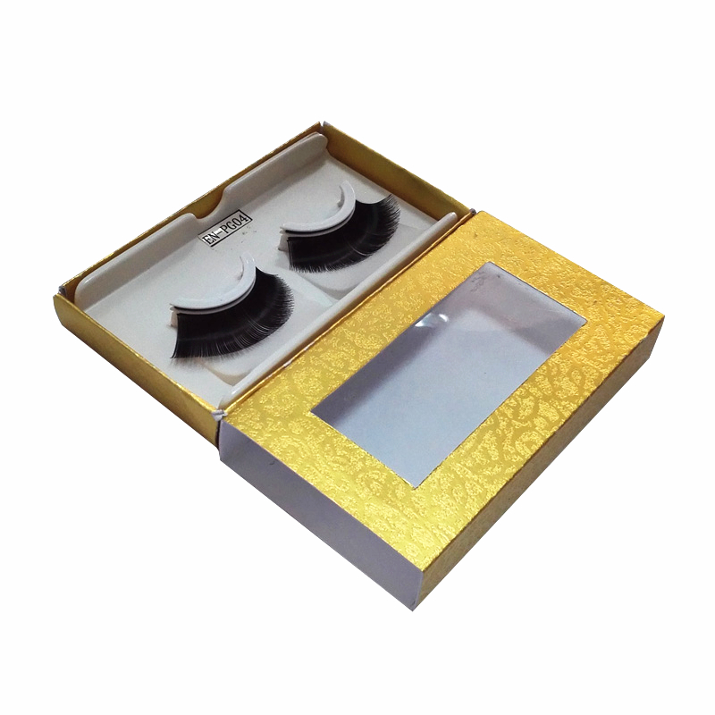 sliding box packaging for eyelashes