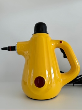Comfortable-Grip Steam Cleaning Device