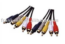 RCA Cable Kit with Optical Fiber Cable
