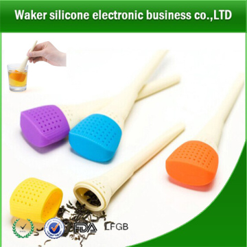 wholesale Lemon shaped silicone tea infuser/silicone tea ball/ silicone tea strainer