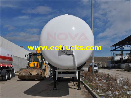 50000 lita 25ton LPG Semi-Trog Semi-Trailer Tankuna