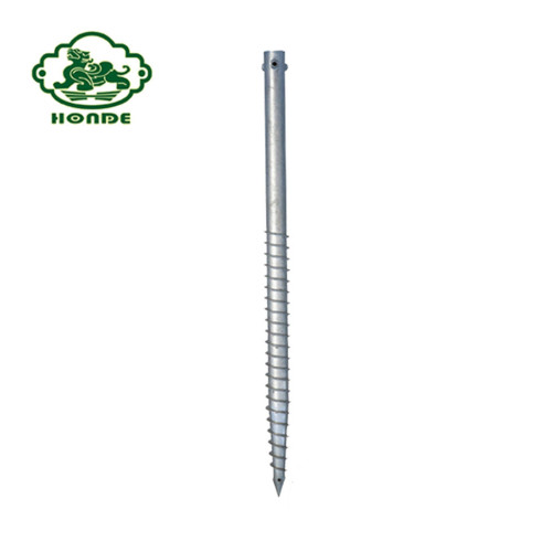 Hot Dip Galv Ground Screw Spike Untuk Solar