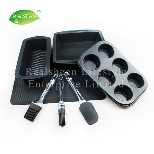 7 Piece High Quantity Silicone Bakeware Set