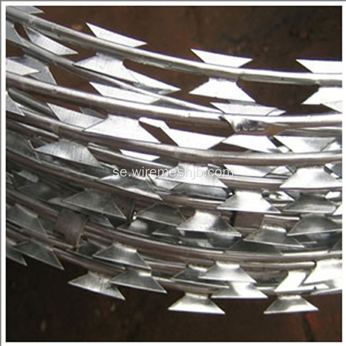 BTO-22 Hot-Dipped Galvaniserad Concertina Razor Wire