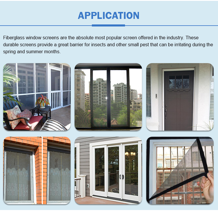 Factory Fiberglass Magnetic Insect Screen