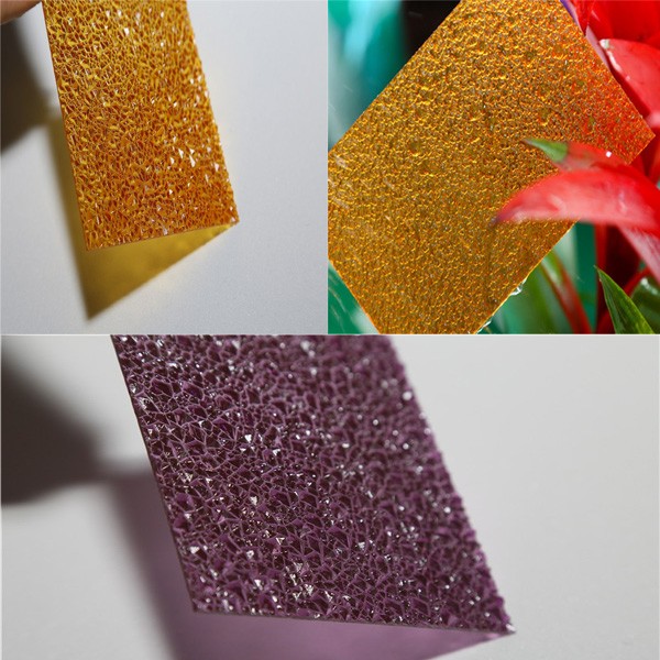 蓝色PC磨砂板 Blue PC frosted board