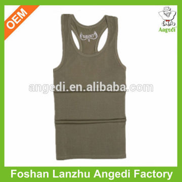 Mens cotton singlet custom singlet wholesale