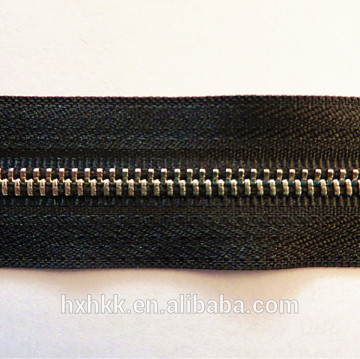 3# Silver Plated Metal Zipper Roll