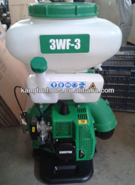 Agricultural machine mist duster