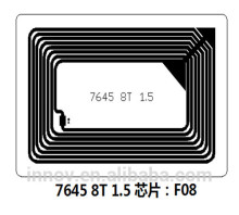 Paper adhesive HF rfid tag