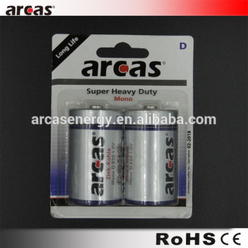 R20,D,Zin-Carbon battery,1.5V R20 zinc carbon battery. r20 um1 mono battery