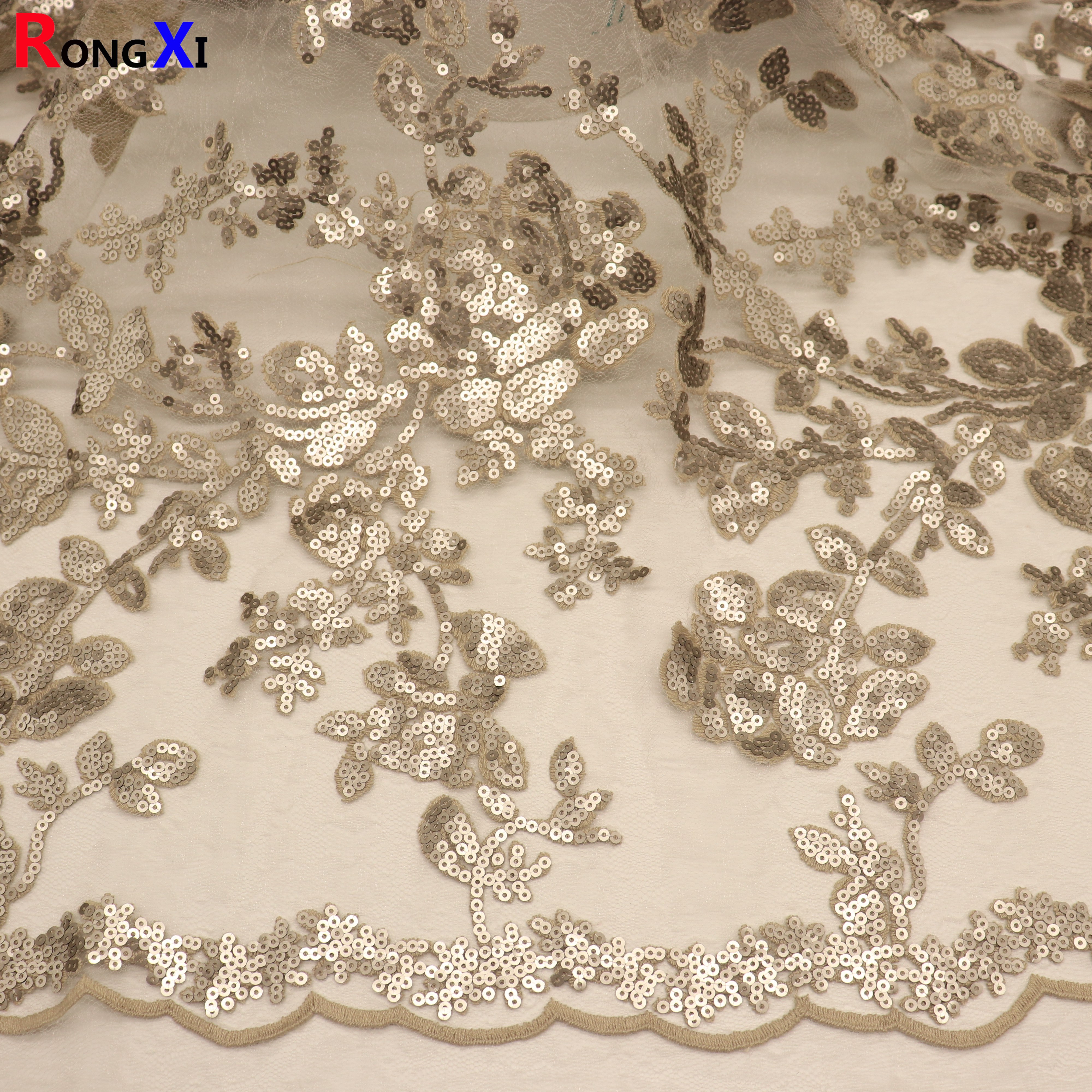 RXF1855 Multifunctional Sequin Fringe Fabric With Low Price