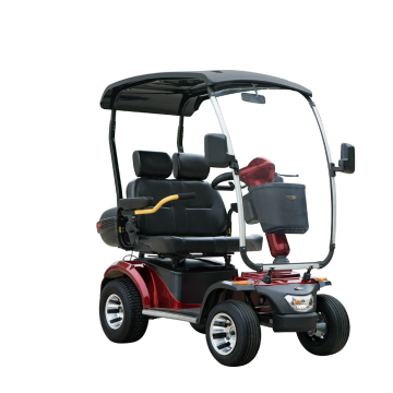 Electric Mobility Scooter for Two with Roof