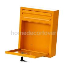 Tin Metal Post Mailbox Message Suggestion Box Wall Mounted Mail Box Security Mailboxes Lockable Rural Security Mails Locking