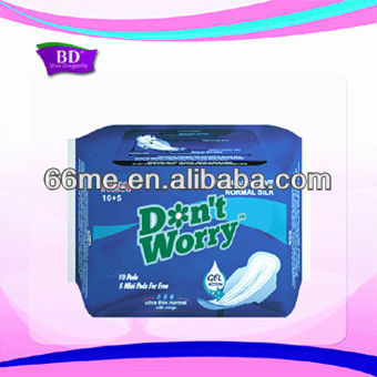 High absorption cotton printed airlaid ultra thin soft disposable paper best cotton ultra thin daily use bio sanitary pads