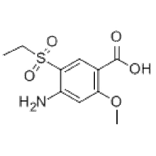 4- 아미노 -5- 에틸 설 포닐 -2- 메 톡시 벤조산 CAS 71675-87-1