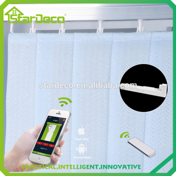 blackout motorized blinds / fabric vertical motorized blinds for office