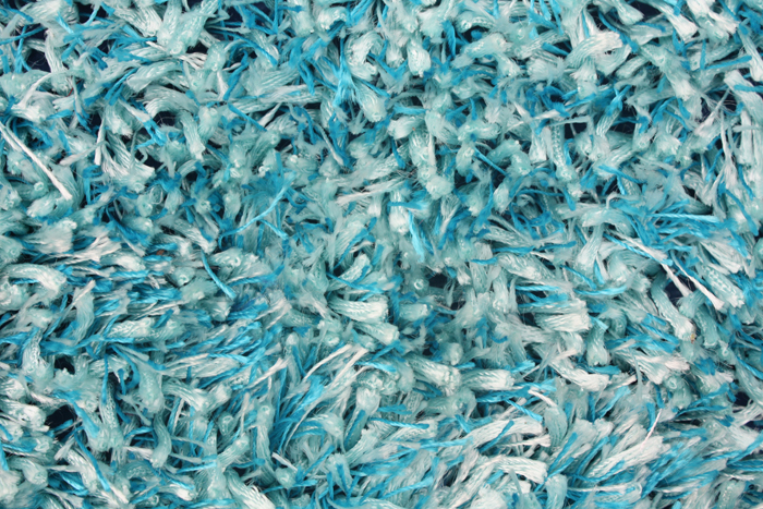 Polyester mix Shaggy Rug with Design