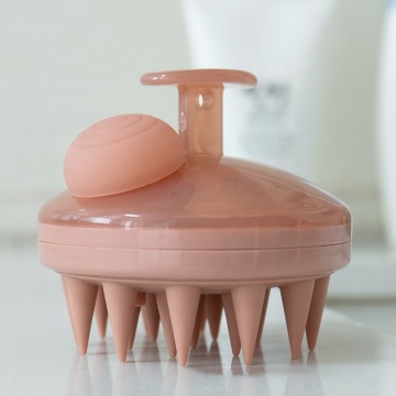 Portable Silicone Scalp Massage Shampoo Brush for Deep Clean and Home Use