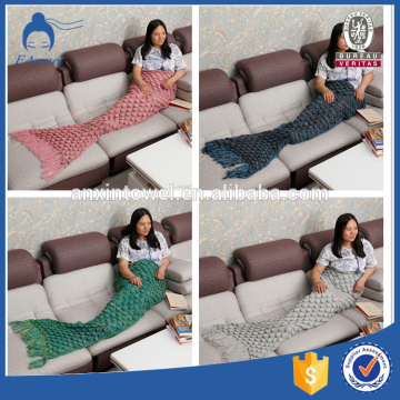 Crochet Mermaid Blanket,Mermaid Tail Snuggle Blankets