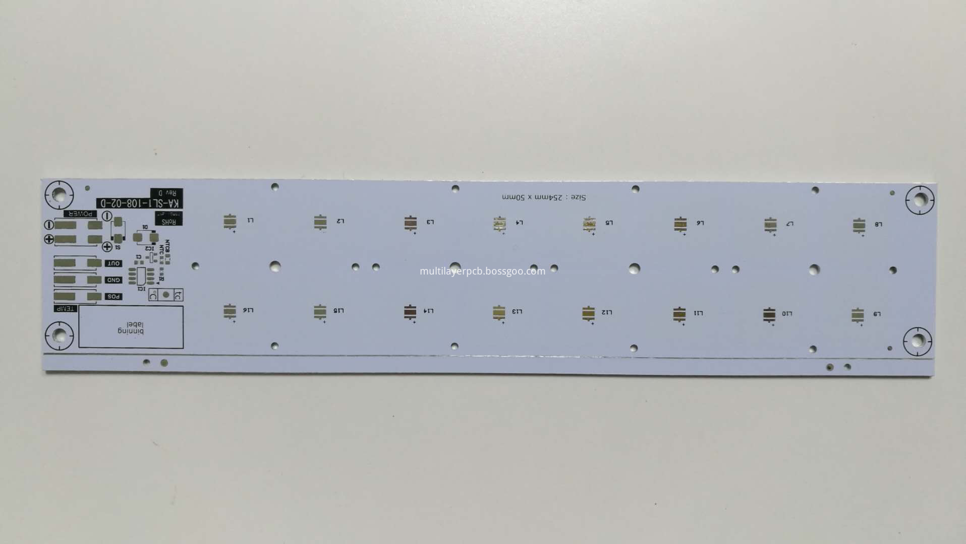 Aluminium printed circuit board 