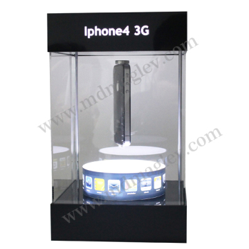LED magnetic floating mobile phone display,magnetic floating display,acrylic display,magnetic levitation display