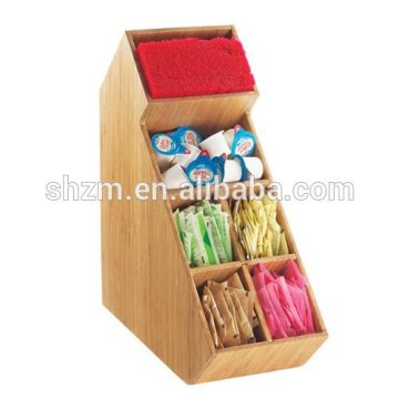 Bamboo Spice Rack and Cabinet Organizer With 6 Lattice