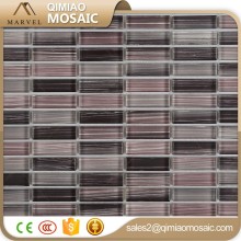 15X48mm Strip Glass Tile Hand Painted Craft For Glass Mosaic