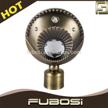 HOT Decorative curtain finials folding curtain rod finials
