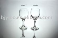 Transparent Champagne flutes