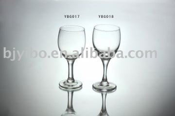 Transparent Champagne flutes