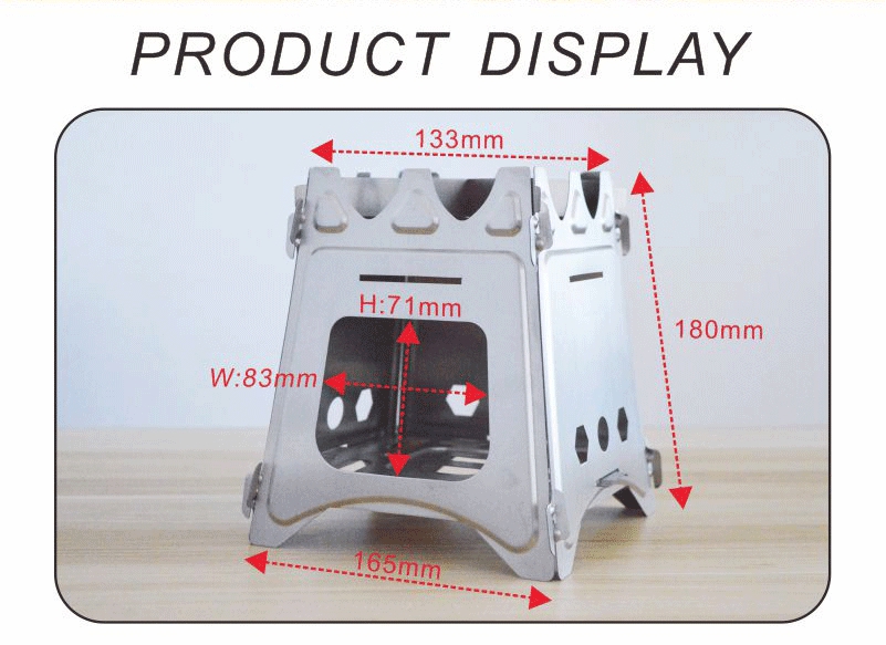 estufa de titanio titanium stove