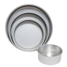 Rk Bakeware China-49025 Glazed Aluminized Steel Round Cake Pan/ Cheese Cake/Pound Cake Pan