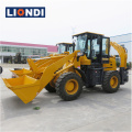 Loader backhoe attachment front end loader