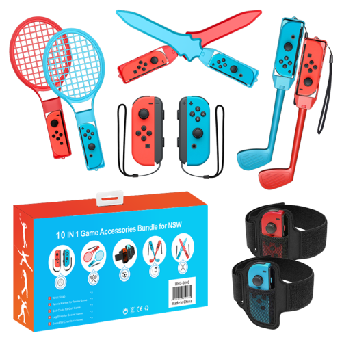 Nintendo Switch 10 In1 Bundles de accesorios deportivos